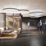 Immeuble Aérosky. Quartier Haluchère Batignolles Beaujoire. Nantes. Projet d'aménagement.